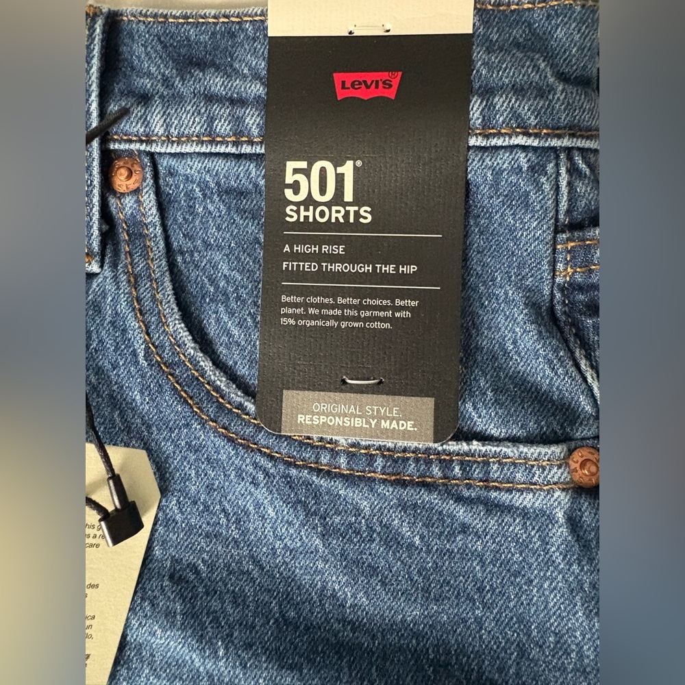 Levi's Blue Denim Shorts